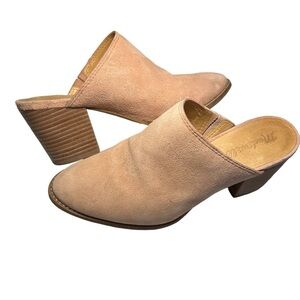 Madewell Suede The Harper Mule Old Rose Sz 6.5